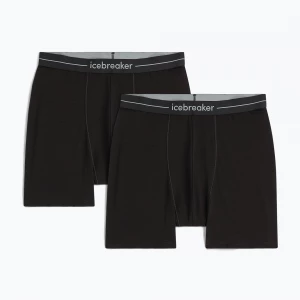 Obrázek produktu Pánské termo boxerky Icebreaker Merino 150 Anatomica Boxers 2 pairs black