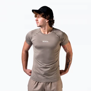 Obrázek produktu Pánské tréninkové tričko NEBBIA Power light brown ash