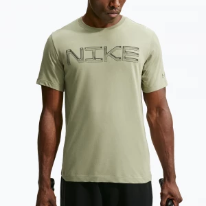 Obrázek produktu Pánské tréninkové tričko Nike Dri-FIT Training T-Shirt dusty olive / black Zelená