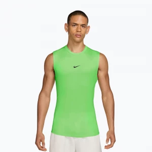 Obrázek produktu Pánské tréninkové tričko Nike Pro Dri-Fit Tight Sleeveless Fitness green strike / black