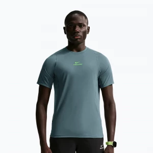 Obrázek produktu Pánské tréninkové tričko Nike Pro Training Dri-Fit mineral slate / green strike Modrá