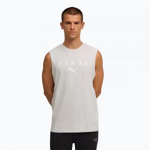 Obrázek produktu Pánská tréninková košile PUMA x HYROX Cutoff Tank šedá