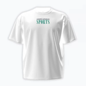 Obrázek produktu Pánské tréninkové tričko Under Armour Heavyweight Sports white / midnight navy Bílá