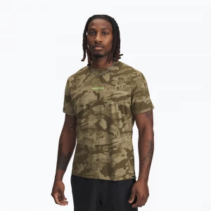 Obrázek produktu Pánské tréninkové tričko Under Armour Project Rock Iso Chill SS bayou / timberwolf taupe / baroque green