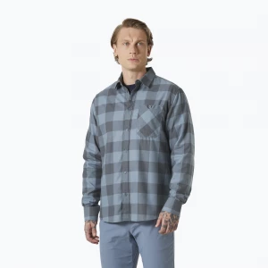 Obrázek produktu Pánské tričko Helly Hansen Aker Flannel LS jungle green buffalo plaid Námořnická modř