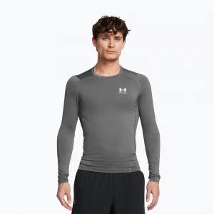 Obrázek produktu Pánské tričko longsleeve Under Armour Heat Gear Armour Comp castlerock / white šedá
