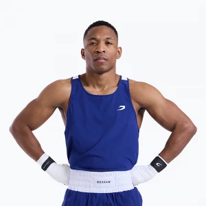 Obrázek produktu Pánské tričko na lezení Boxraw Stevenson Tank 2.0 blue / white