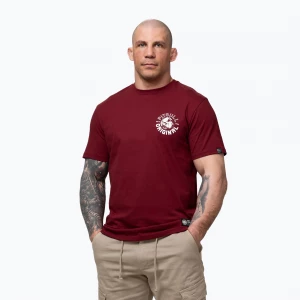 Obrázek produktu Pánské tričko na lezení Pitbull Dog SD burgundy