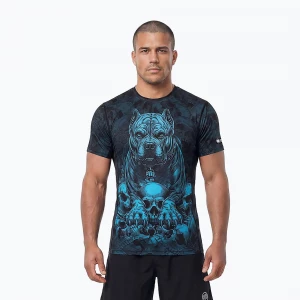 Obrázek produktu Pánské tričko na lezení Pitbull Mesh Guardian Angel black Modrá