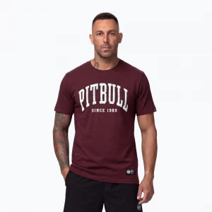 Obrázek produktu Pánské tričko na lezení Pitbull Norton burgundy vínová