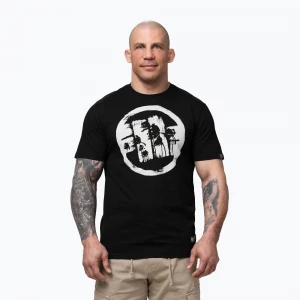 Obrázek produktu Pánské tričko na lezení Pitbull Palms black logo