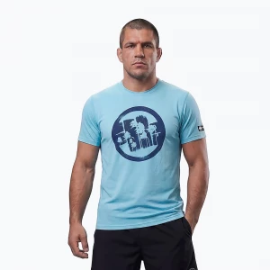 Obrázek produktu Pánské tričko na lezení Pitbull Palms mesh light blue logo