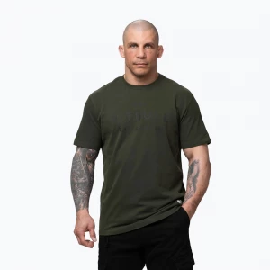 Obrázek produktu Pánské tričko na lezení Pitbull USA CAL Big Logo old green