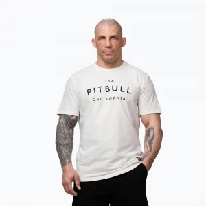Obrázek produktu Pánské tričko na lezení Pitbull USA CAL Big Logo white