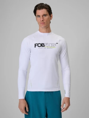 Obrázek produktu Pánské tričko s dlouhým rukávem na plavání a vodní sporty s ochranou UPF50+ - bílý 4F