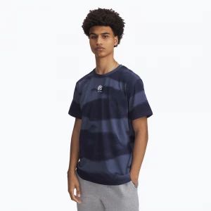 Obrázek produktu Pánské tričko Under Armour Curry Hvyweight Logo downpour grey / white