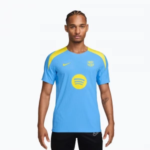 Obrázek produktu Pánský fotbalový dres Longsleeve Nike FC Barcelona Strike Elite SE Drill Top university blue / opti yellow / opti yellow