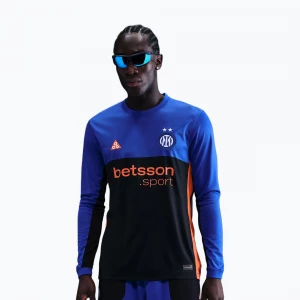 Obrázek produktu Pánský fotbalový dres Longsleeve Nike Inter Milan Stadium SE Hyper Blue / Black / Safety Orange
