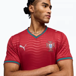 Obrázek produktu Pánský fotbalový dres PUMA FPF Portugalsko Domácí dres Replica Club červená / zelená