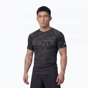 Obrázek produktu Pánský rashguard Pitbull Hex Camo Hilltop Rashguard black