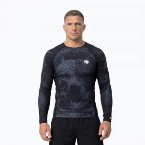 Obrázek produktu Pánský rashguard s dlouhým rukávem Pitbull World Rashguard black