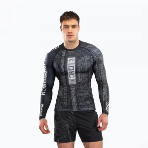Obrázek produktu Pánský rashguard s dlouhým rukávem Venum Karate Combat černá / šedá