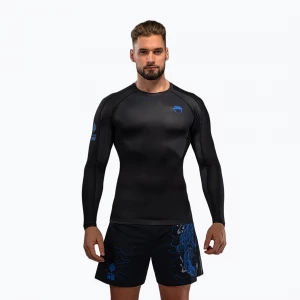 Obrázek produktu Pánský rashguard s dlouhým rukávem Venum Thunder Dragon černá / královská modrá