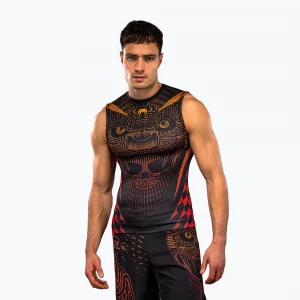 Obrázek produktu Pánský rashguard Venum Quetzal Fury Sleeveless Rashguard black / fury red / tangerine Barevné