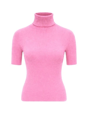 Obrázek produktu PANTHEROAR Svetr 'High Neck Short Sleeve Top' pink