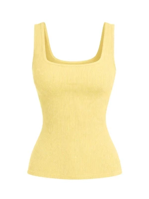 Obrázek produktu PANTHEROAR Top 'Caro Neck Sleeveless Top' pastelově žlutá