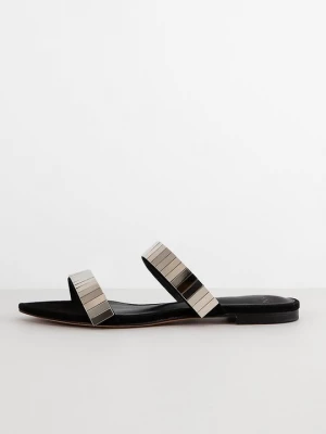 Obrázek produktu Pantofle Alexandre Birman stříbrná barva