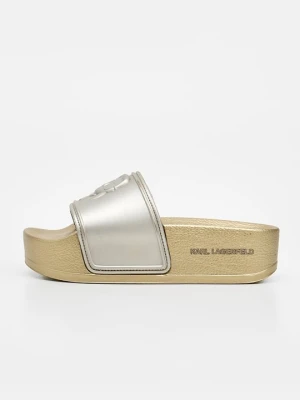 Obrázek produktu Pantofle KARL LAGERFELD zlatá barva