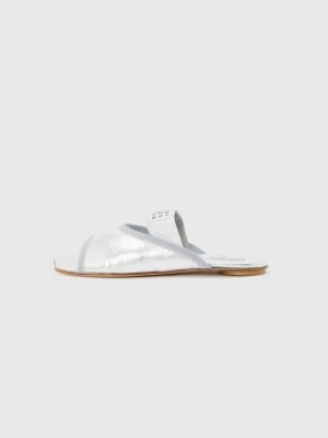Obrázek produktu Pantofle MM6 Maison Margiela stříbrná barva