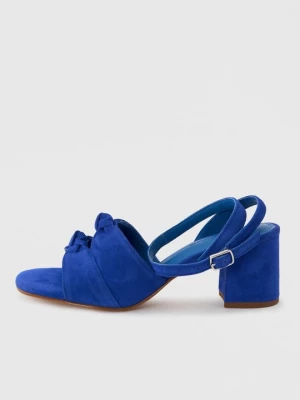 Obrázek produktu Pantofle na podpatku Copenhagen Shoes královská modrá