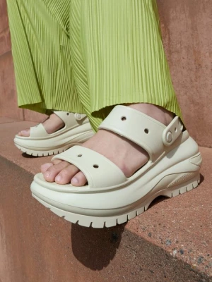 Obrázek produktu Pantofle na podpatku Crocs světle hnědošedá