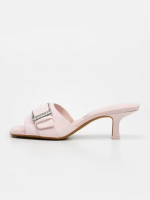 Obrázek produktu Pantofle na podpatku DKNY světle růžová