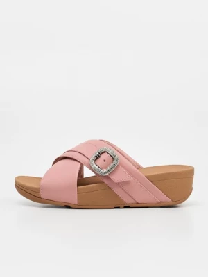 Obrázek produktu Pantofle na podpatku FitFlop světle růžová