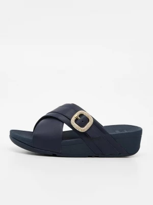 Obrázek produktu Pantofle na podpatku FitFlop tmavě modrá