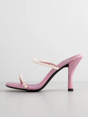 Obrázek produktu Pantofle na podpatku Jeffrey Campbell růžová