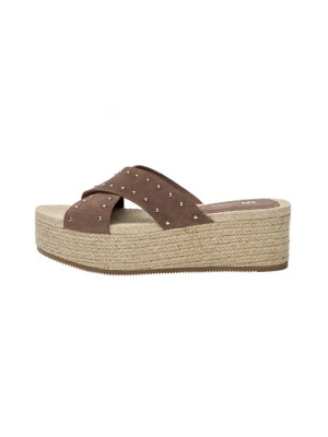 Obrázek produktu Pantofle na podpatku PULL&BEAR hnědá