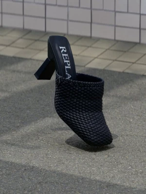 Obrázek produktu Pantofle na podpatku Replay černá