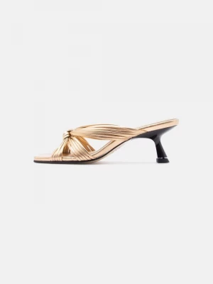 Obrázek produktu Pantofle na podpatku Souliers Martinez zlatá barva