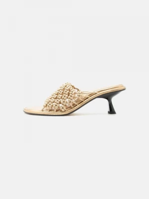 Obrázek produktu Pantofle na podpatku Souliers Martinez zlatá barva