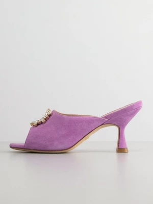 Obrázek produktu Pantofle na podpatku Stuart Weitzman fialová