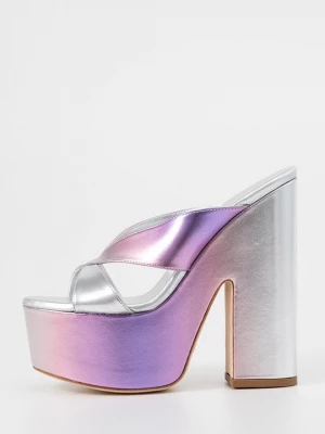 Obrázek produktu Pantofle na podpatku Stuart Weitzman fialová
