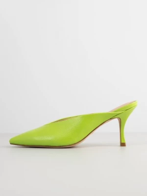 Obrázek produktu Pantofle na podpatku Stuart Weitzman neonoově zelená