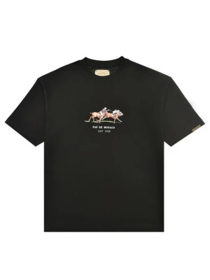 Obrázek produktu Pas De Monaco Tričko 'Equestrian Flare' zelená / oranžově červená / černá / bílá