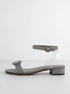 Obrázek produktu Páskové sandály Alexandre Birman stříbrná barva