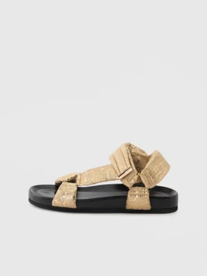 Obrázek produktu Páskové sandály Copenhagen Shoes zlatá barva