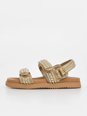 Obrázek produktu Páskové sandály Steve Madden zlatá barva